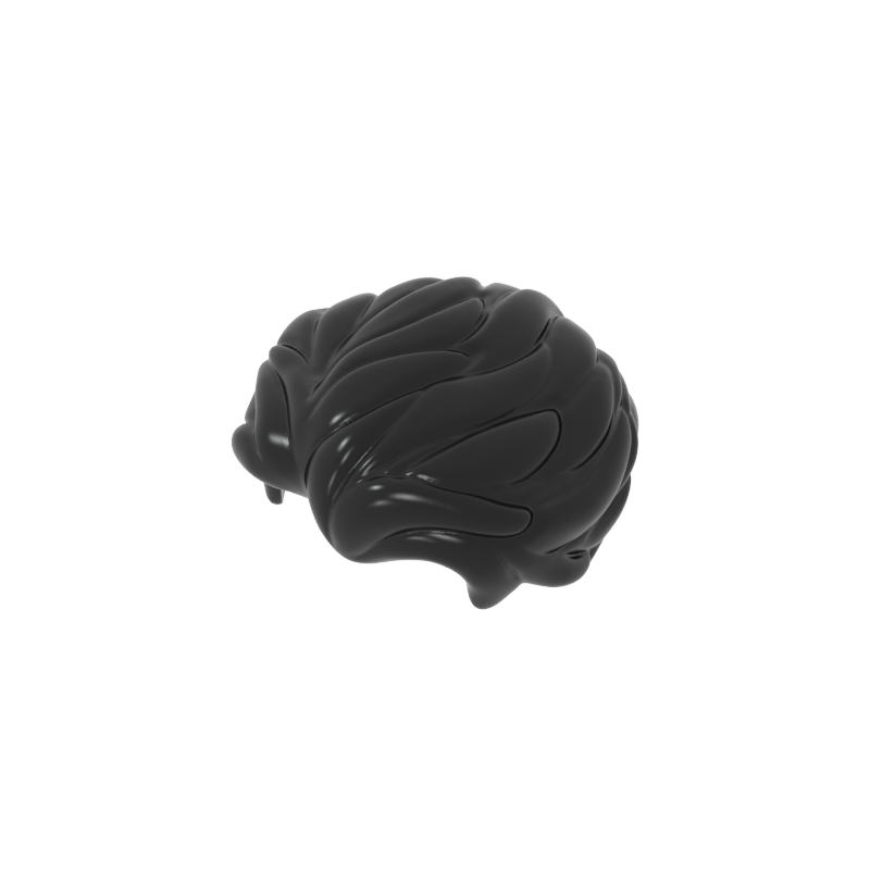 25972 | Hair Swept Back with Slight Widow's Peak and Short Sideburns