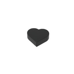 39739 | Tile, Round 1 x 1 Heart