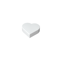 39739 | Tile, Round 1 x 1 Heart