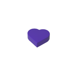 39739 | Tile, Round 1 x 1 Heart