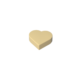39739 | Tile, Round 1 x 1 Heart