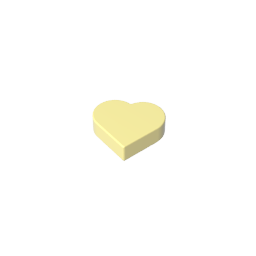 39739 | Tile, Round 1 x 1 Heart