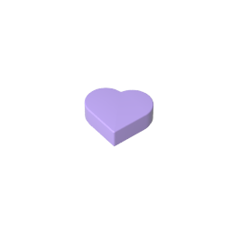 39739 | Tile, Round 1 x 1 Heart