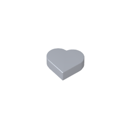39739 | Tile, Round 1 x 1 Heart