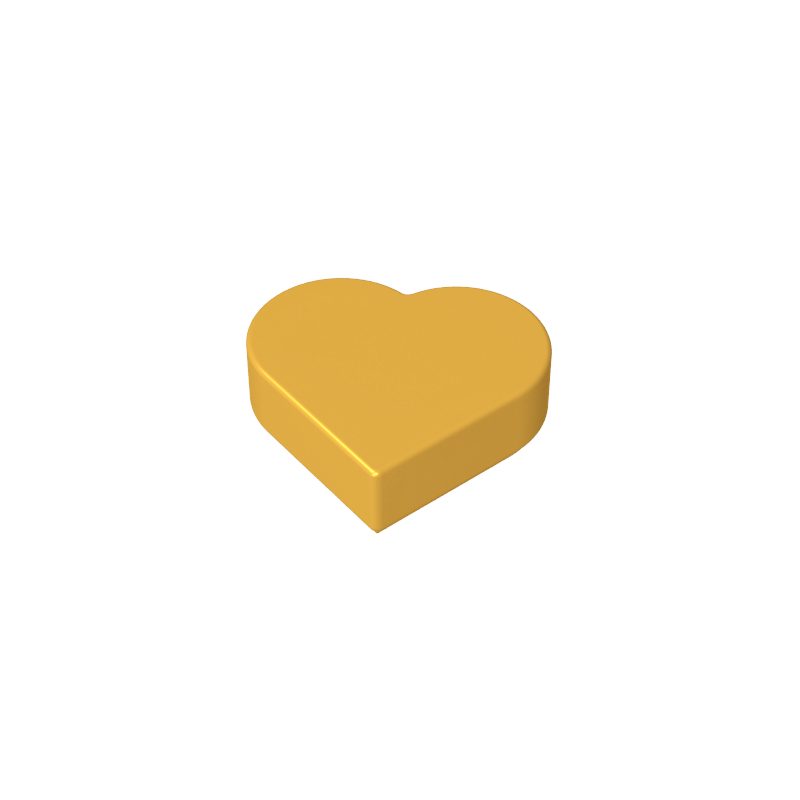 39739 | Tile, Round 1 x 1 Heart