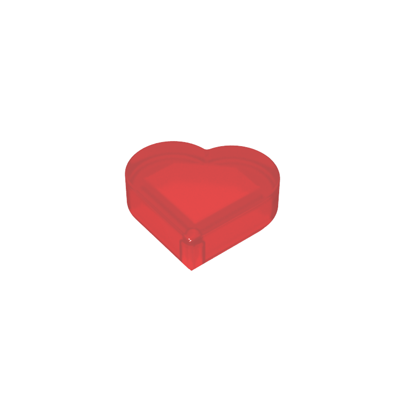 39739 | Tile, Round 1 x 1 Heart