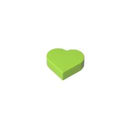 39739 | Tile, Round 1 x 1 Heart