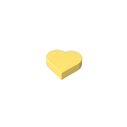 39739 | Tile, Round 1 x 1 Heart