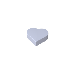 39739 | Tile, Round 1 x 1 Heart