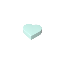 39739 | Tile, Round 1 x 1 Heart