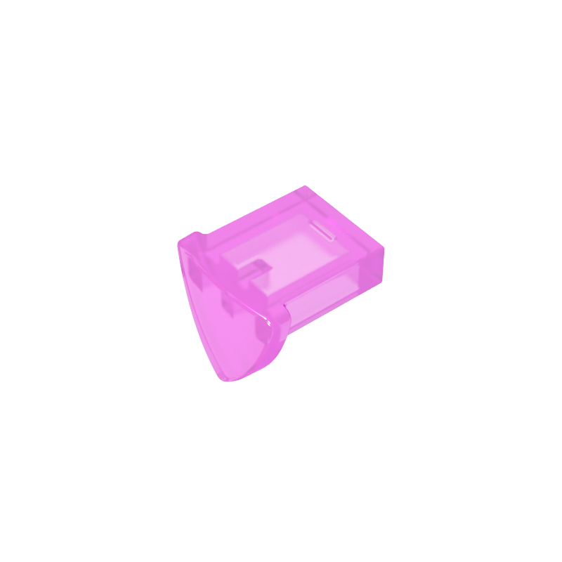 35463 | Tile, Modified 1 x 1 with Tooth / Ear Vertical, Triangular