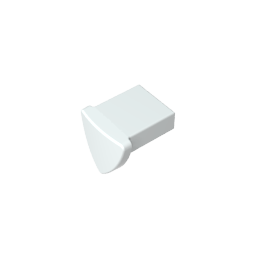 35463 | Tile, Modified 1 x 1 with Tooth / Ear Vertical, Triangular