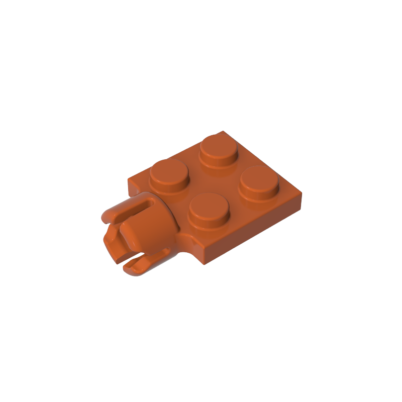 3730 | Plate, Modified 2 x 2 with Tow Ball Socket, Short, 4 Slots