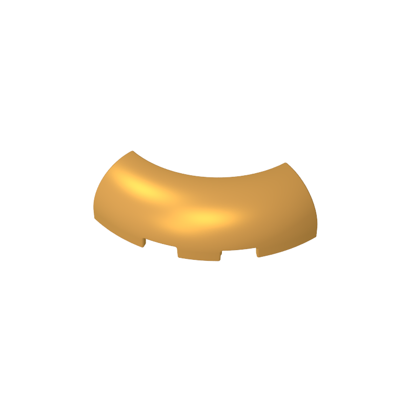 65617 | Brick, Round Corner 3 x 3 without Studs