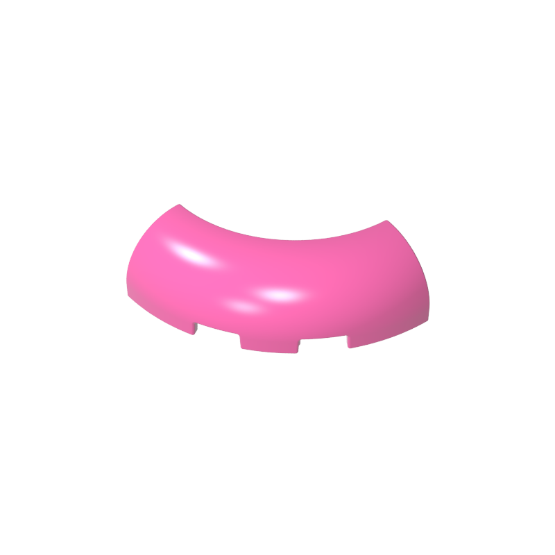 65617 | Brick, Round Corner 3 x 3 without Studs
