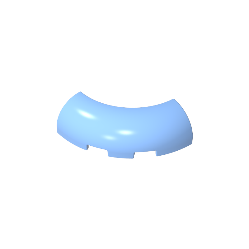 65617 | Brick, Round Corner 3 x 3 without Studs
