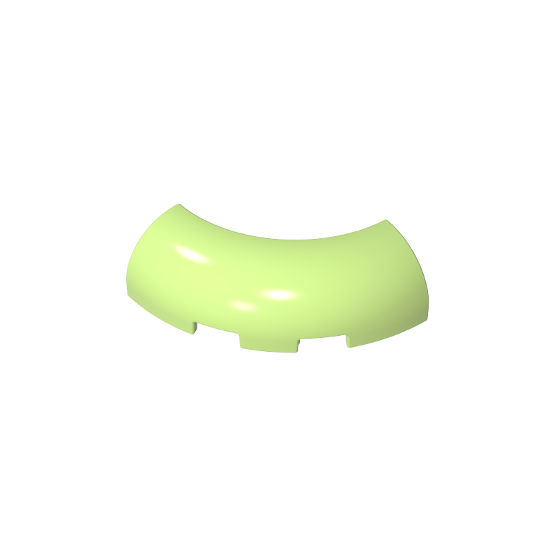 65617 | Brick, Round Corner 3 x 3 without Studs