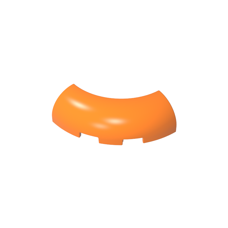 65617 | Brick, Round Corner 3 x 3 without Studs