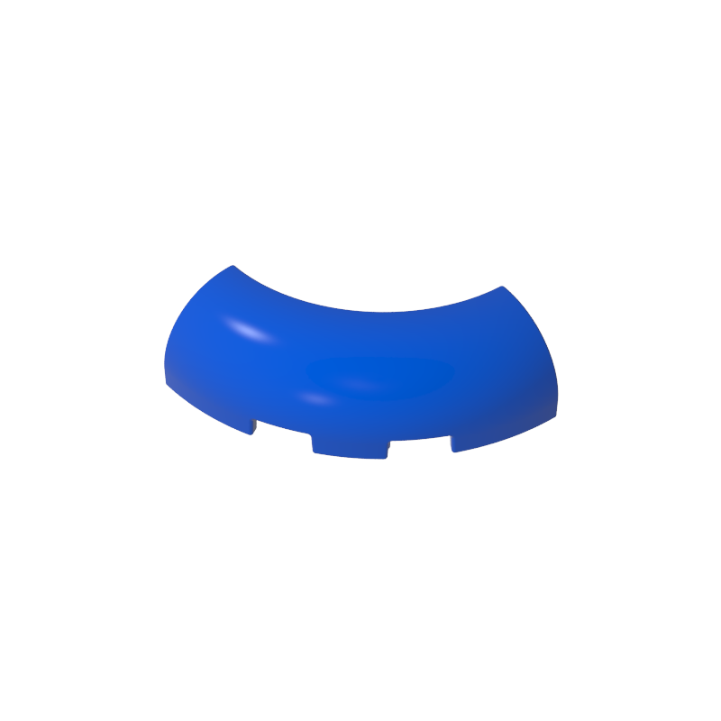 65617 | Brick, Round Corner 3 x 3 without Studs