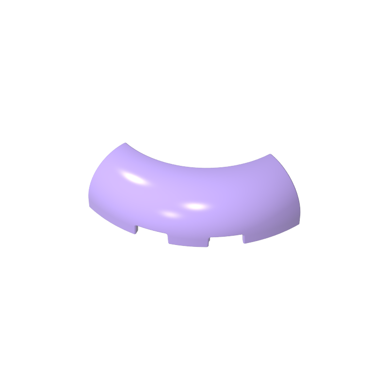 65617 | Brick, Round Corner 3 x 3 without Studs