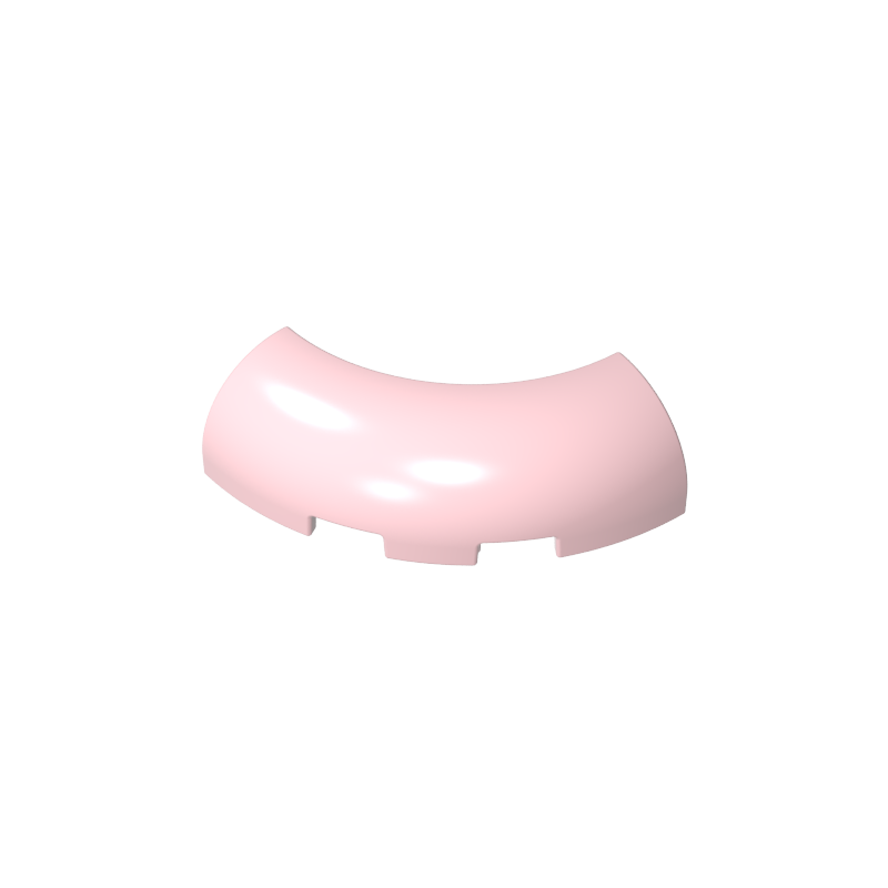 65617 | Brick, Round Corner 3 x 3 without Studs