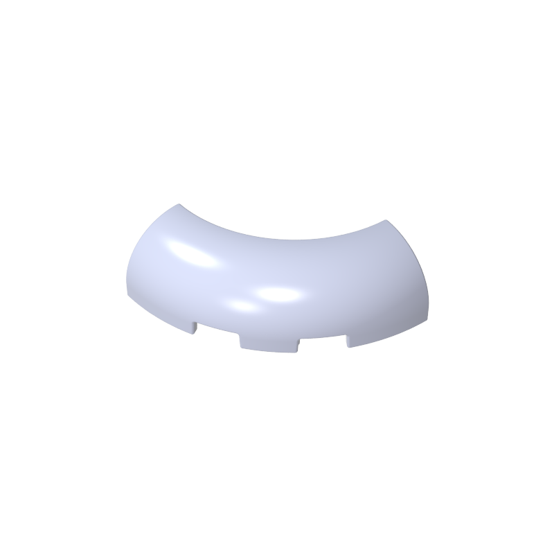 65617 | Brick, Round Corner 3 x 3 without Studs