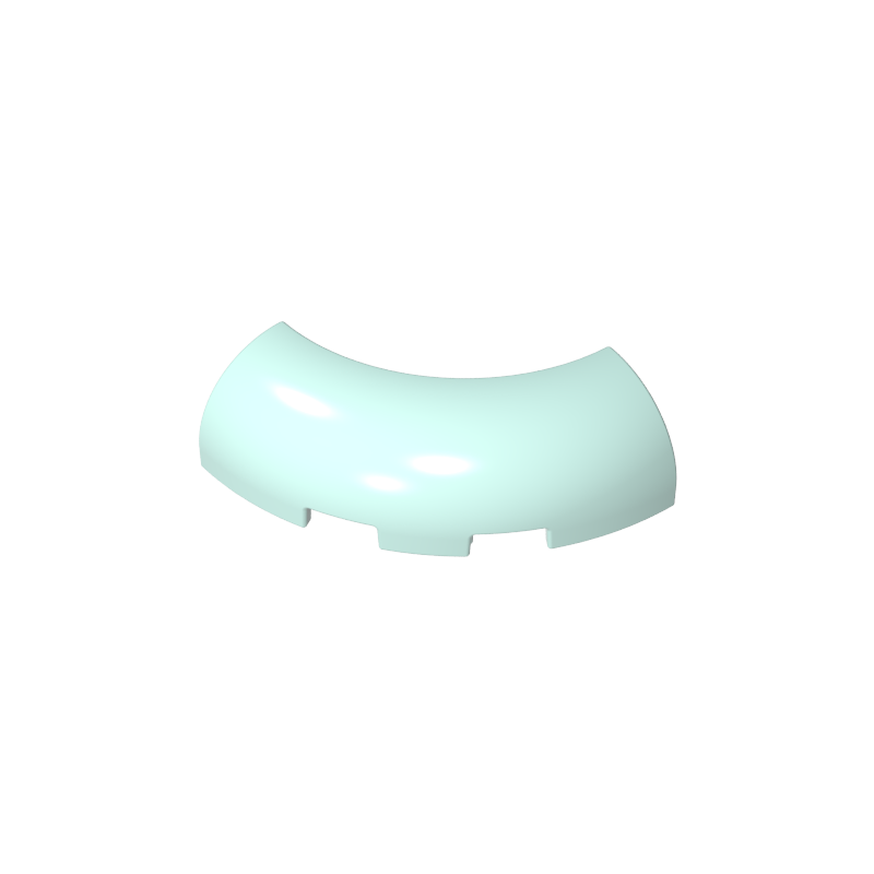 65617 | Brick, Round Corner 3 x 3 without Studs