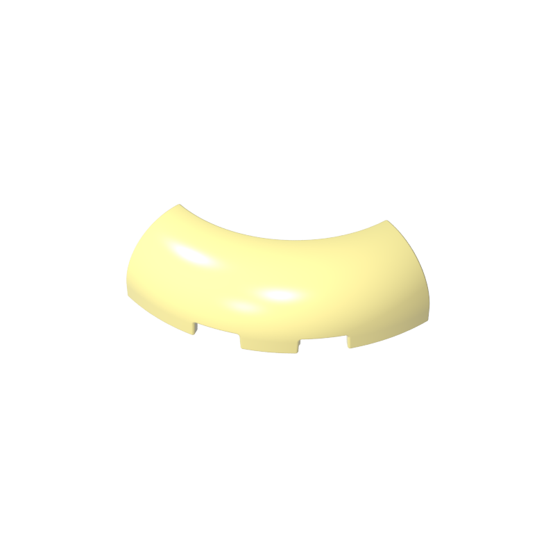 65617 | Brick, Round Corner 3 x 3 without Studs