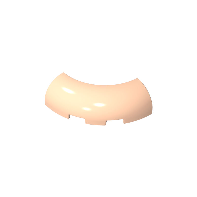 65617 | Brick, Round Corner 3 x 3 without Studs