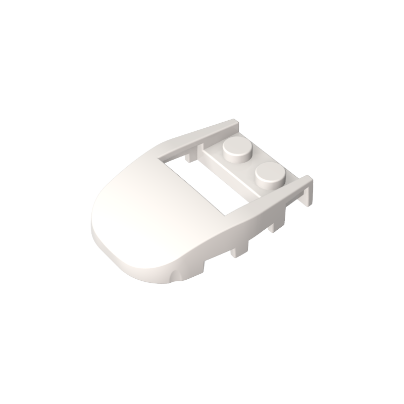 50948 | Wedge 4 x 3 Cut Back with Cutout, 2 Studs