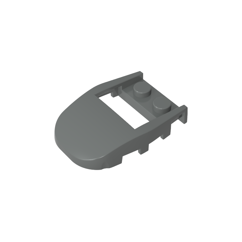 50948 | Wedge 4 x 3 Cut Back with Cutout, 2 Studs