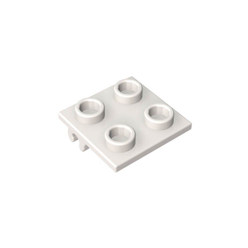 2415 | Plate, Modified 2 x 2 Thin with Plane Single Wheel Holder