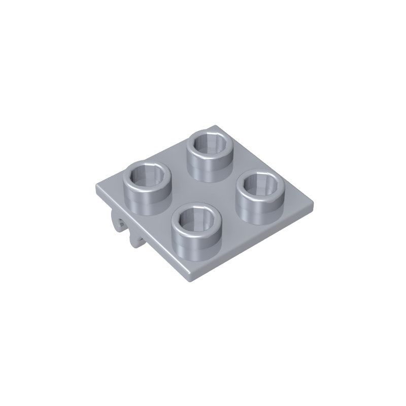 2415 | Plate, Modified 2 x 2 Thin with Plane Single Wheel Holder