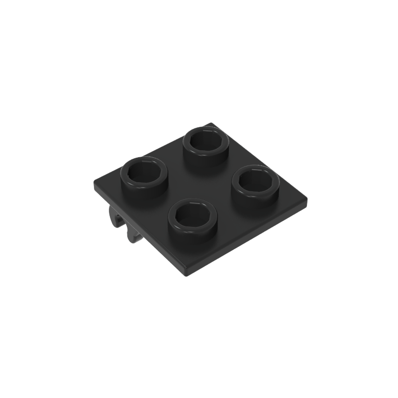 2415 | Plate, Modified 2 x 2 Thin with Plane Single Wheel Holder