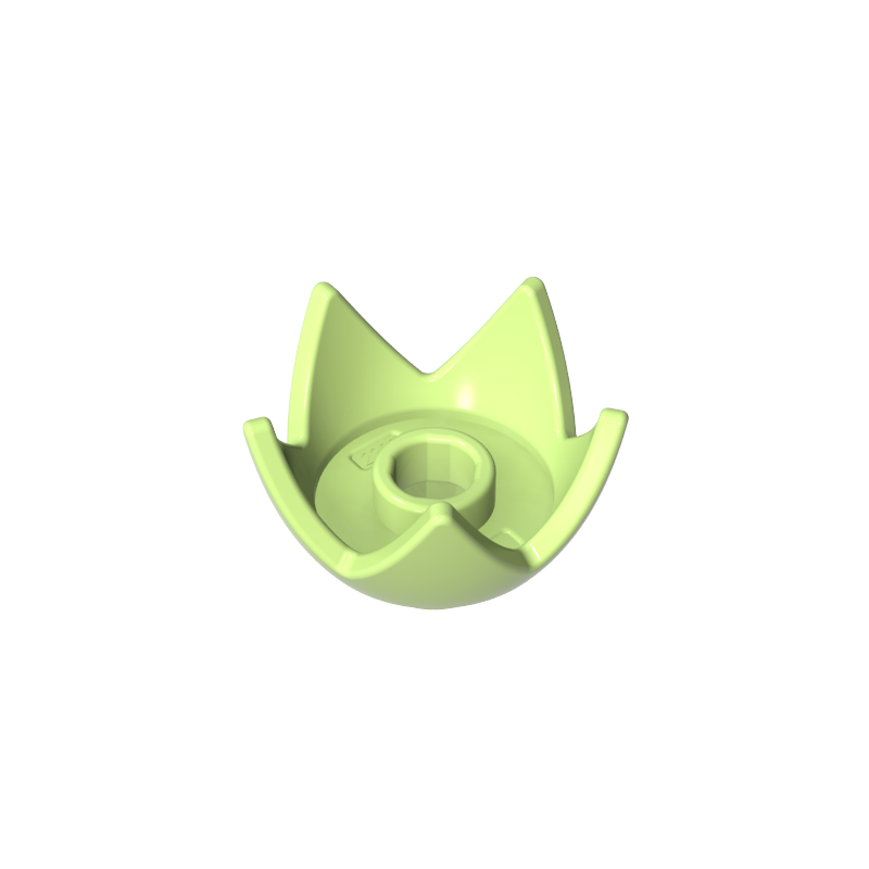 39262 | Headgear Crown Eggshell with 5 Points and Center Stud