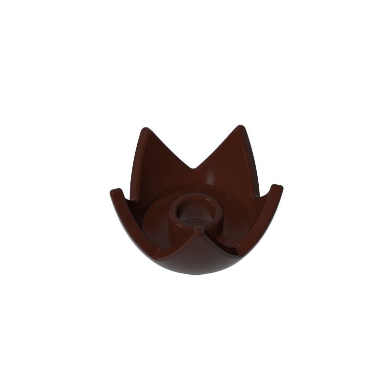 39262 | Headgear Crown Eggshell with 5 Points and Center Stud