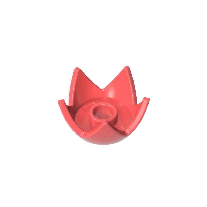 39262 | Headgear Crown Eggshell with 5 Points and Center Stud