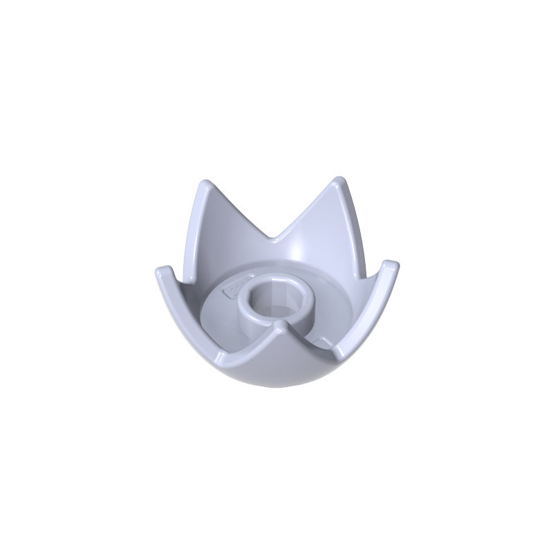 39262 | Headgear Crown Eggshell with 5 Points and Center Stud