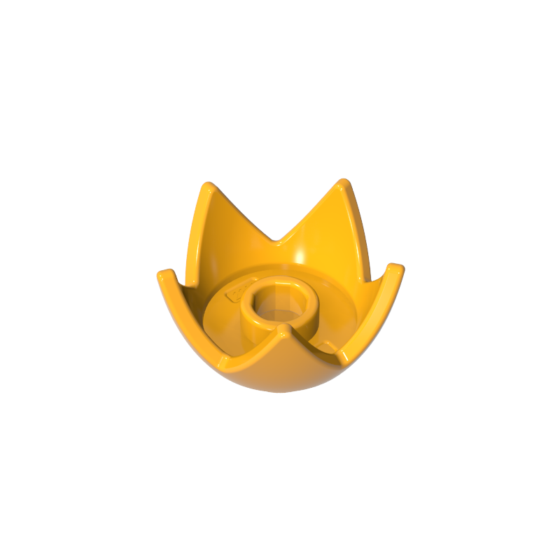 39262 | Headgear Crown Eggshell with 5 Points and Center Stud
