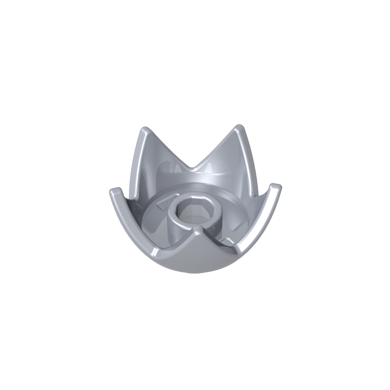 39262 | Headgear Crown Eggshell with 5 Points and Center Stud