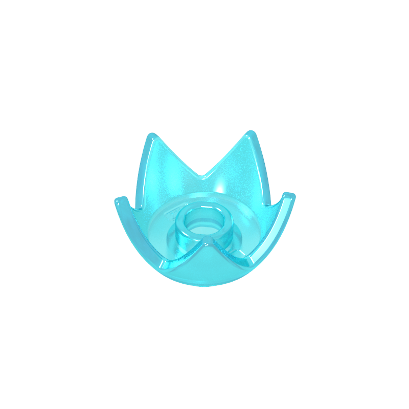 39262 | Headgear Crown Eggshell with 5 Points and Center Stud