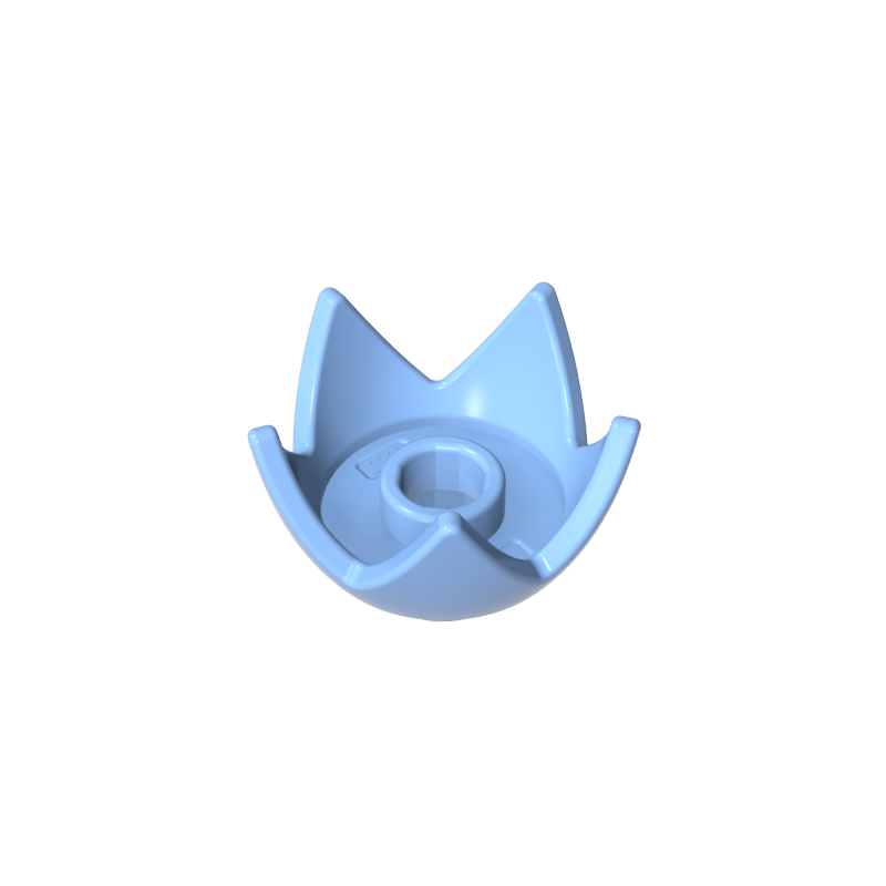 39262 | Headgear Crown Eggshell with 5 Points and Center Stud