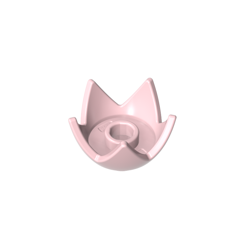 39262 | Headgear Crown Eggshell with 5 Points and Center Stud