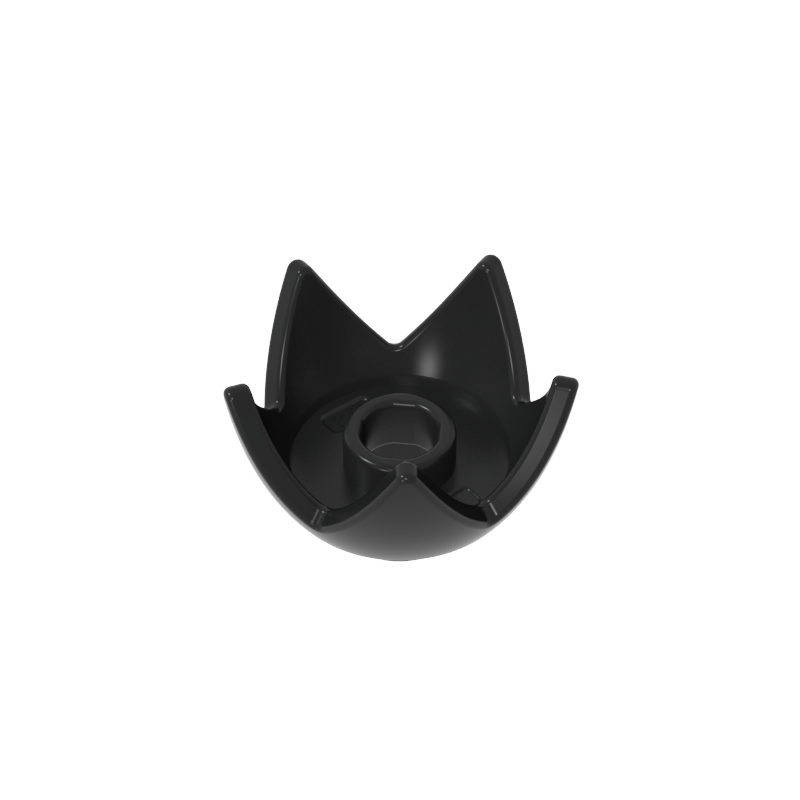 39262 | Headgear Crown Eggshell with 5 Points and Center Stud