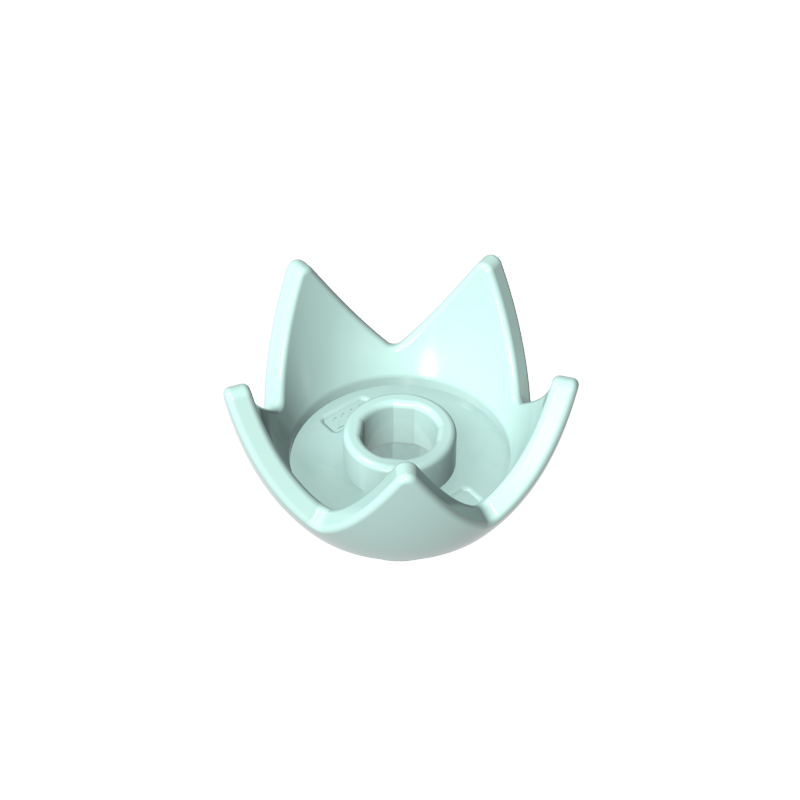 39262 | Headgear Crown Eggshell with 5 Points and Center Stud