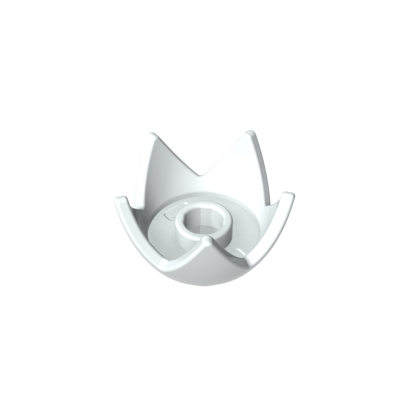 39262 | Headgear Crown Eggshell with 5 Points and Center Stud
