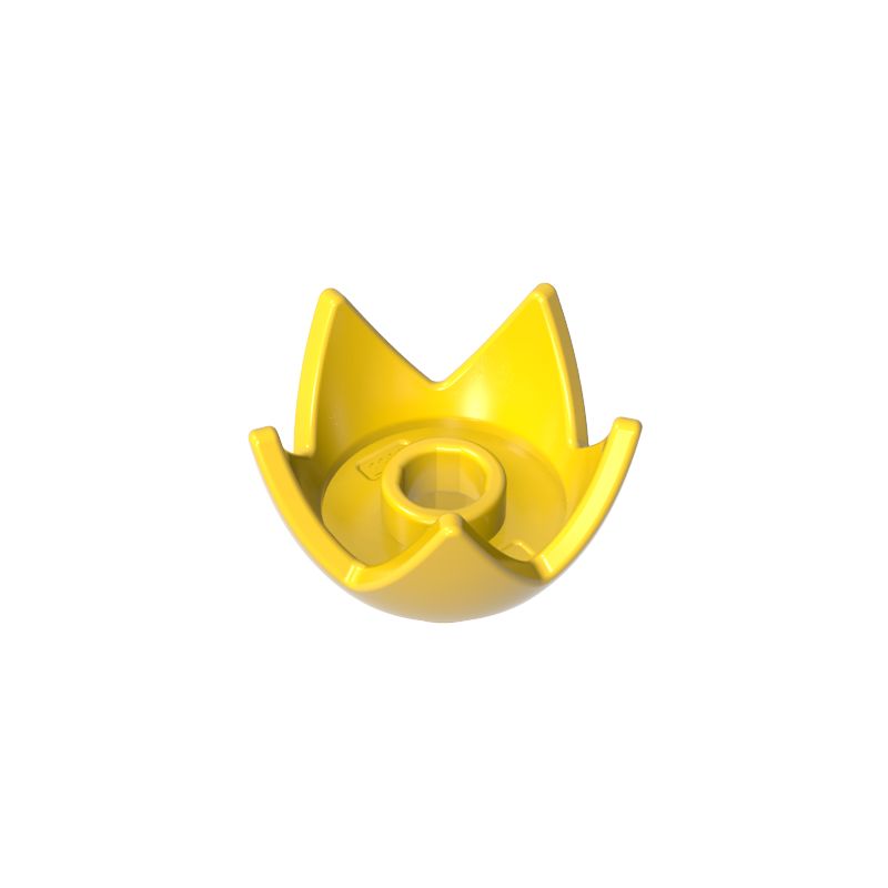 39262 | Headgear Crown Eggshell with 5 Points and Center Stud