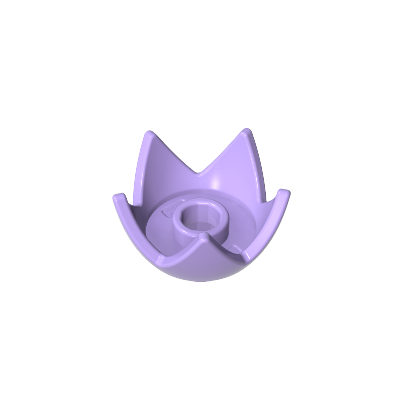 39262 | Headgear Crown Eggshell with 5 Points and Center Stud