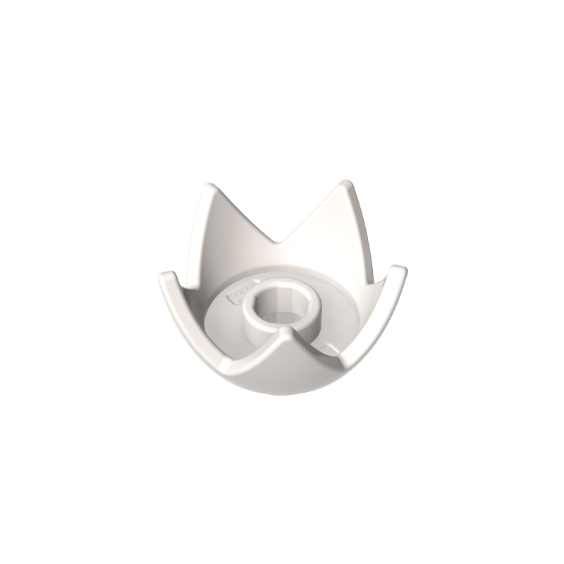 39262 | Headgear Crown Eggshell with 5 Points and Center Stud