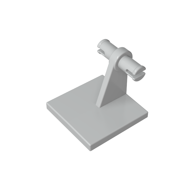 4870 | Aircraft Plate, Modified 2 x 2 Thin with Dual Wheels Holder - Split Pins